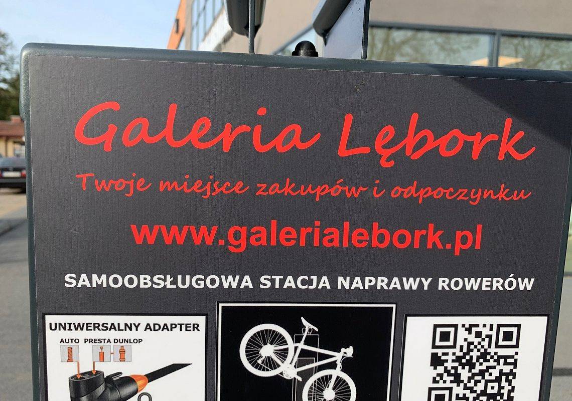 Samoobsługowa stacja naprawy rowerów